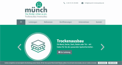 Desktop Screenshot of muench-innenausbau.de