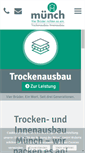 Mobile Screenshot of muench-innenausbau.de
